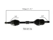 CV Axle Shaft PROTECH TO10536 fits 04-10 Toyota Sienna (for: Toyota)