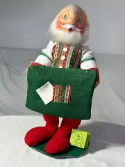 Annalee Santa Mr. Claus Christmas Mobilitee Poseable Doll 18" Tall NWT Vintage