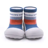 在飛比找PChome24h購物優惠-韓國Attipas學步鞋-條紋海洋藍