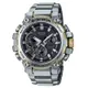 CASIO卡西歐 G-SHOCK MT-G 碳纖維核心 太陽能藍芽電波手錶 銀X金 MTG-B3000D-1A9_50.9mm