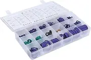 LIGIGWASH 225pcs Set O Assortment Set for Compressors and Automotive Use Gasket Washer Kit High Temperature Resistance Practicality for Various Sealing Applications