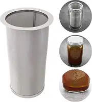 Cold Brew Coffee Filter for Wide Mouth Mason Jar, Food Grade 304 Stainless Steel, Ultra Fine Mesh, Tea and Fruit Infuser, Iced Coffee Maker, Iced Tea Maker, Cold Brew Coffee Maker