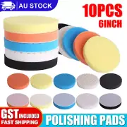 10x150mm Sponge Polishing Pads 6 inch Waxing Buffing Buffer Set for Car Polisher