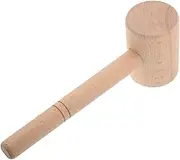 DOITOOL Leather Crafting Hammer Sturdy Wooden Handle Precision Carving Tool Versatile for Beginners Experts