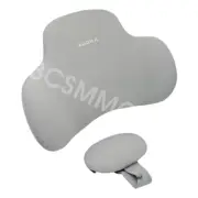 Car Seat Back Lumbar Support Pillow Memory Foam Cushion Auto Interior Accessory (for: Fiat)