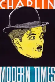 Modern Times poster Charlie Chaplin 1936 Old Movie Photo 1