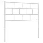 Metal Headboard White 107cm Industrial King Single Size Bed Frame Head Bedhead