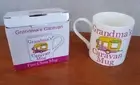 GRANDMA'S CARAVAN MUG : LESSER & PAVEY : FINE CHINA DISHWASHER & MICROWAVE SAFE