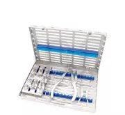 18 Pcs Rubber Dam Starter Set Kit with Frame Punch Clumps Dental Instruments kit