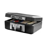 0.25cu.ft. Fireproof Safe Box Home Security Document Storage Chest with Key Lock