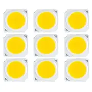 9/20pcs LED Lamp Bead Source Warm White Natural light White Light 3-12W COB Lamp Bead Illumination Source 13.5MM13.5MM Lighting Accessories