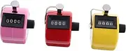 Happyyami Manual Digital Counter Clicker 9999 Count Compact Easy to Carry Fashion Comfortable Random