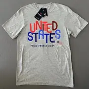 Olympics Mens Gray United States Paris 24 S T-Shirt Fanatics Officially Licensed