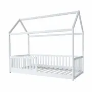 Bed Frame Wooden Single Size Timber House Wood Mattress Base Platform Kids Bedroom Furniture
