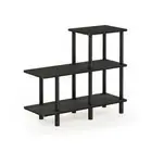 Furinno Turn-N-Tube Multipurpose Shelf Espresso/Black 3 Tier Cube Ladder Shelf