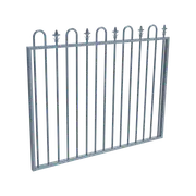 ProtectorAl 1201 - 1500 x 1200mm Deep Ocean Aluminium Garden Gate Loop & Spear