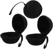 3pcs Gyro Ball Carrying Bag Portable Wrist Ball Case Waterproof Zipper Gyro Ball Storage Pouch for Fitness Gyro Ball Travel Gym Use
