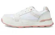 CAT Women’s Size 8 Work Shoes | VENWARD Composite Toe - Bright White/Peach Pink
