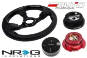 NRG 320mm Pilota Leather BK IN steering wheel 140H Hub Gen2.5 RD Release Lock LB