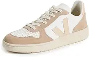 [Veja] Men's V 10 B Mesh Sneakers Shoes, Extra White/Sable/Sahara, 12