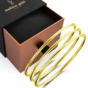 Boxed Mona Gold Bangle Set