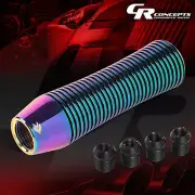 NRG SK-700MC NEO CHROME BILLET ALUMINUM HEATSINK STYLE SHORT CURVY SHIFT KNOB