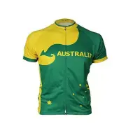 Australia Cycling Jersey Tops mens Cycling Short Sleeve Jersey Bicycle Jersey