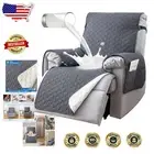 Durable 100% Waterproof Recliner Cover - Non-Slip, Machine Washable, Grey, 25”