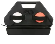 Athletic Works Lacrosse rebound ball trainer, Scoop, and Shoot Trainer, Black