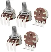 Aexit 5Pcs (Potentiometer) B10K10K Ohm Single Linear Rotary Switch (17ry762qf710) Carbon Potentiometers