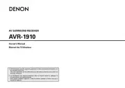Denon AVR-1910 Receiver Amplifier Owners Manual