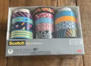 3M Scotch Expressions Craft Tape 15 Rolls Ruban/Cinta Washi Tape Scrapbooking