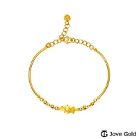 在飛比找松果購物優惠-JoveGold漾金飾 星星的秘密黃金手環 (9.4折)
