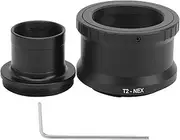 1.25in T Mount Telescope Adapter for E Mount Mirrorless Camera, Lightweight Aluminium Alloy Construction, Easy Installation, M42x0.75 Interface, High Compatibility for Astron