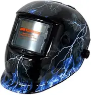 Argon Arc Welding Helmet Electric Welding Helmet Splashing Proof Automatic Darkening Protection Head Protection with Clear True Color 180° Free Flip Design for Complete Eye Safety