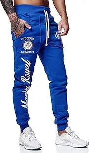 [Marine Royal] Men's Jogger Pants, Sports Fitness Running Casual Sweatpants