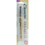 3 Pack Sakura Pen-Touch Calligraphy Marker Medium Point 5mm-Gold Metallic 47581