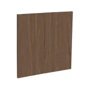 Kaboodle 600mm Walnut Modern Medium Rangehood Door - 2PK