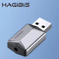 在飛比找momo購物網優惠-【HAGiBiS】鋁合金USB耳麥合一外接式音效卡（單孔）(