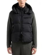 Emporio Armani Puffer Vest with Removable Hood
