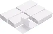 sourcing map 40set Hook and Loop Strips with Adhesive 2"x4" Double Sided Hook and Loop Tape Nylon Self Sticky Fastener for Home Office Car, White