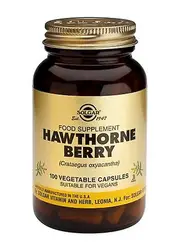 Solgar Full Potency Hawthorn Berry Vegetable Capsules, 100