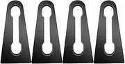 DEMULAX 4PCS Car Door Lock Buffer Sound Deadener Damper, for VW, for Tiguan, 5N AD BW 2007 2008 2009 2010 2011 2012 2013 2014-2022 4E4837763 car door shock absorber Car Door Shock Absorber