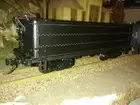 ILLINOIS CENTRAL & FRISCO #600 WATER TENDER HO RESIN MODEL READY TO RUN NEW!