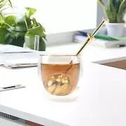 Stainless Steel Tea Infuser Ball for Loose Leaf Tea - Light Gold (2-Pack)