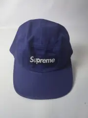 SUPREME WASHED CHINO TWILL CAMP CAP NAVY OS SS24 WEEK 1 (AUTHENTIC) BRAND NEW