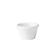24x Melamine Sauce Dish / Pot / Ramekin White 45ml Ryner Commercial Plastic