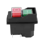 Electromagnetic Push Button Switch 5 Pins KJD17 220-240V Coil Magnetic3264
