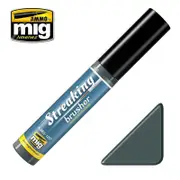 Ammo by MIG Streaking Brusher Warm Dirty Grey