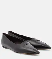 [The Row] The Row Viv leather ballet flats AU 8 black